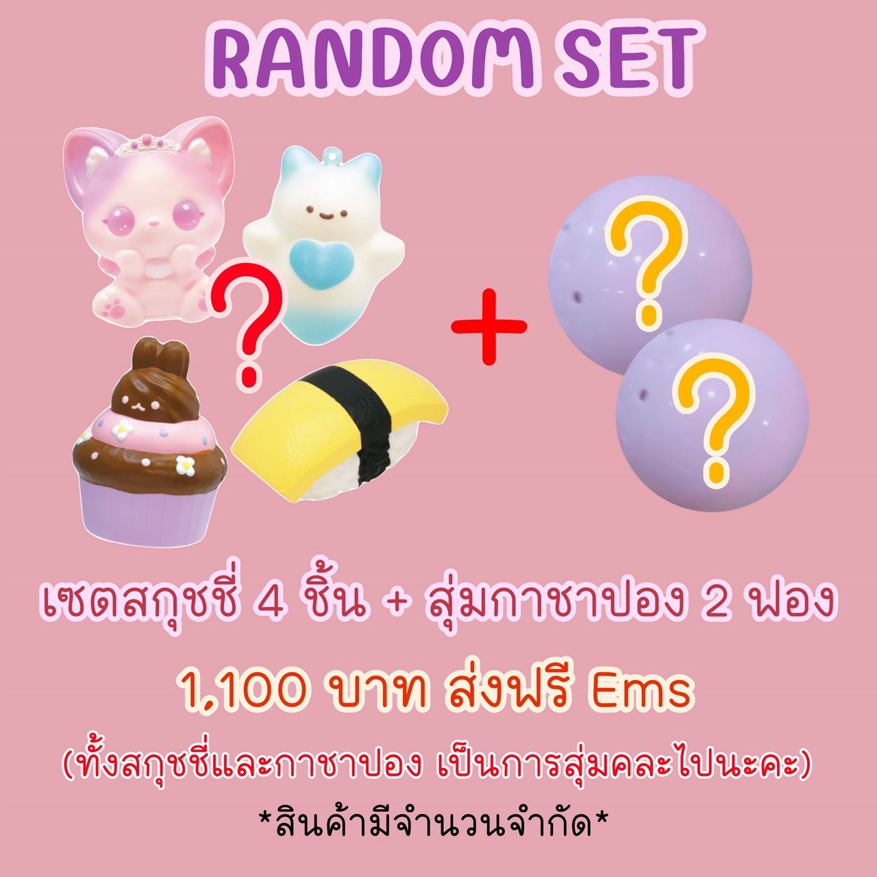 สกุชชี่ไอบลูมล้วนแบบสุ่ม